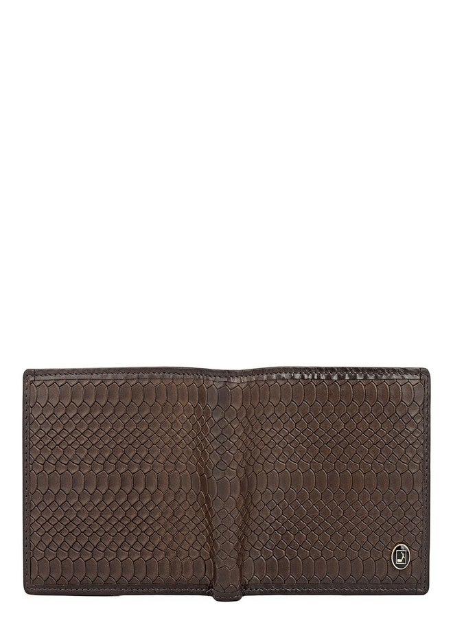 Da Milano Leather RFID Wallet for Men with Multicard Slot - Brown - Image 4